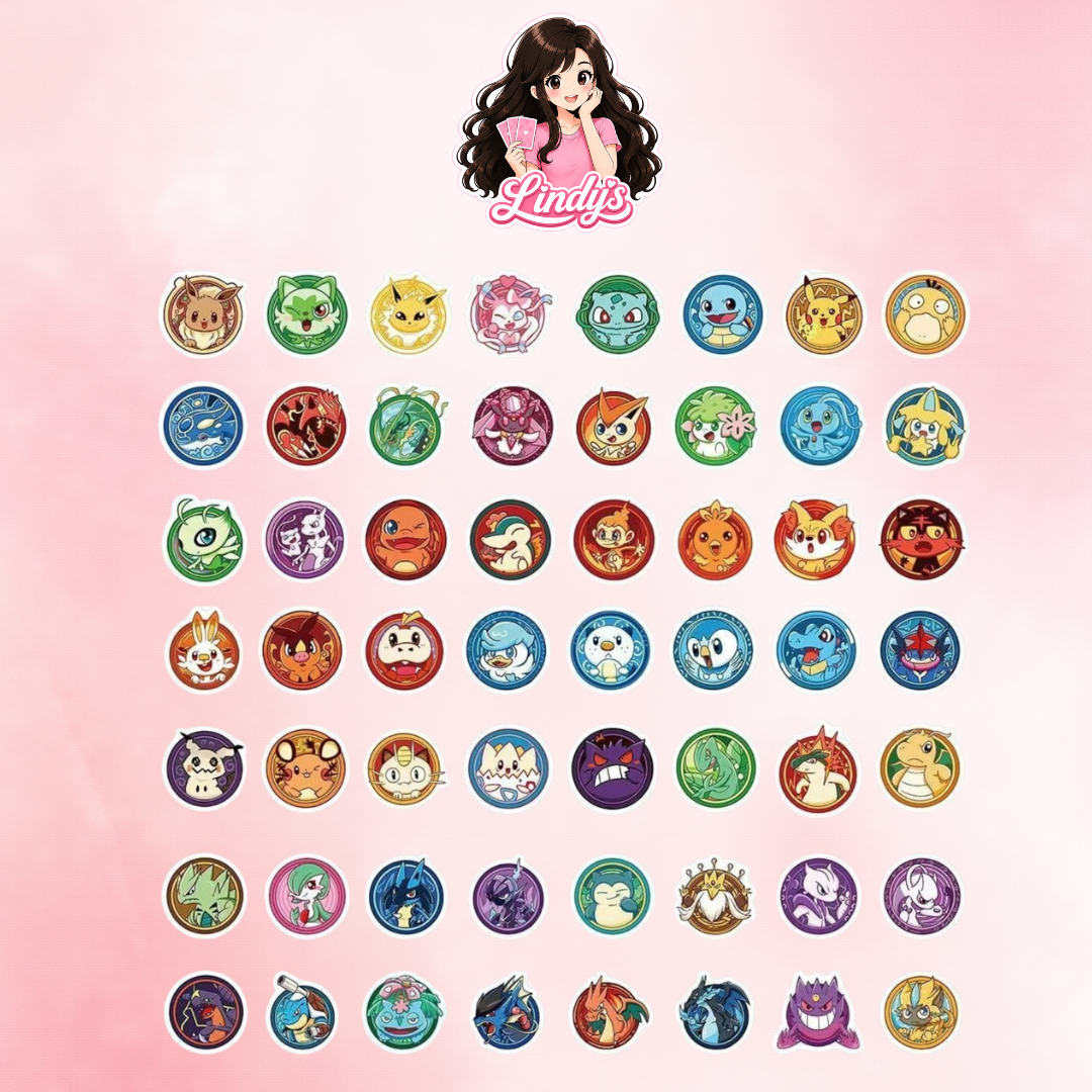 Pokemon Sticker Pack of 100