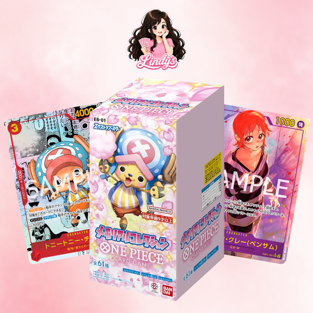 eb-01 booster box Extra Memorial Collection One Piece Japanese – Lindy's Card Shop Cheap pokemon cards chase cards Options:Elite Trainer Box Sneakers