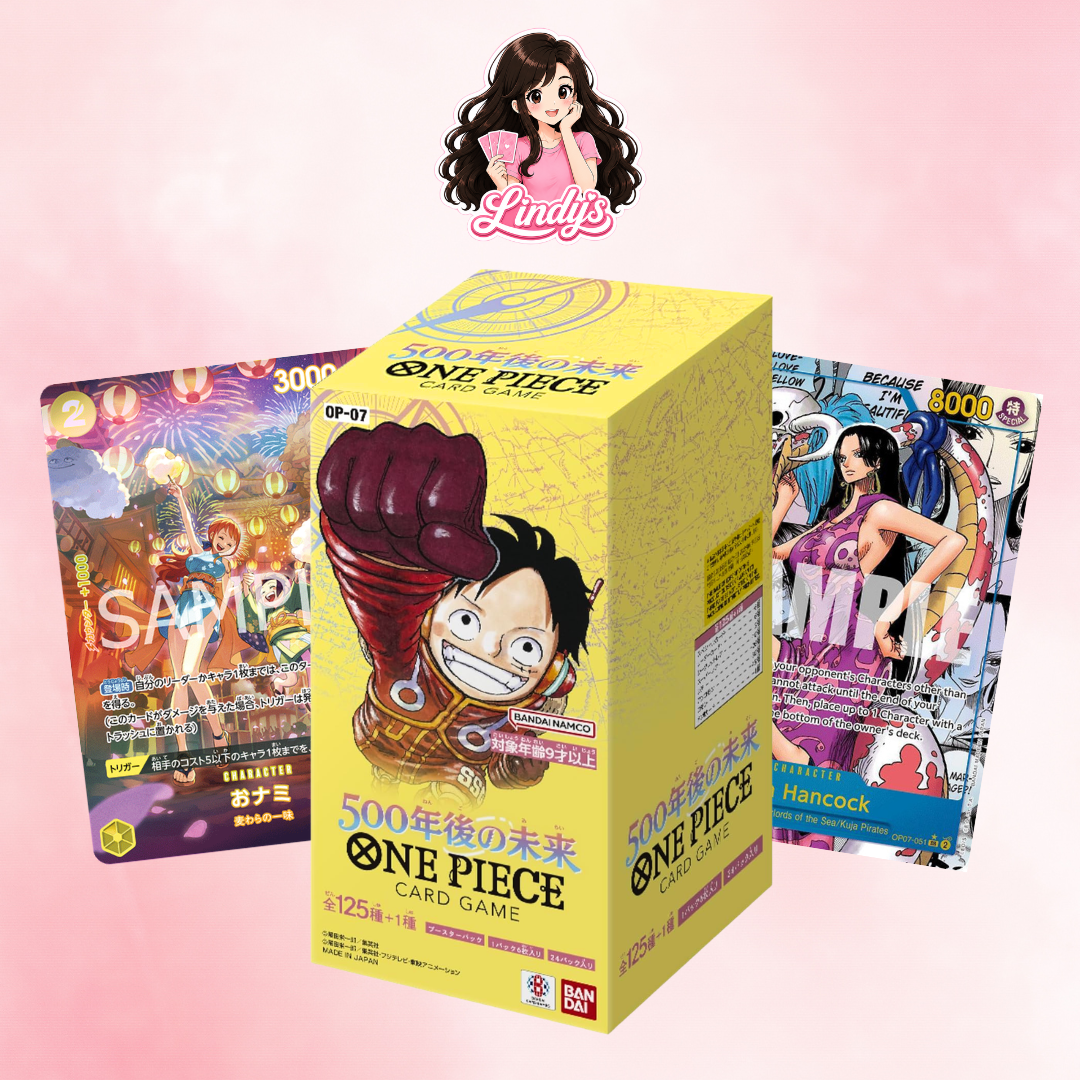 one piece booster box op 07 OP-07 500 Years in the Future Japanese – Lindy's Card Shop Pokémon:Great Tusk ex personalized charizard blanket This exclusive English edition Rowlet #290 - Mega