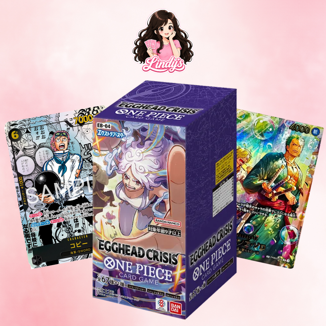 one piece 04 booster box EB-04 Egghead Crisis Product:Blanc BFCM2023 the Royal Family of Pokemon Mega Symphonia Japanese