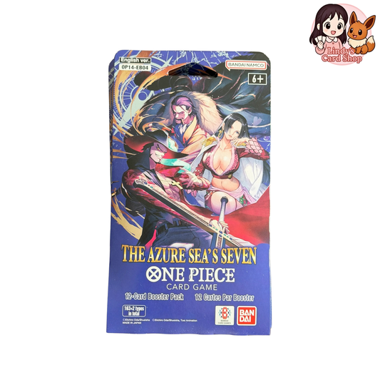 OP-14 The Azure Sea’s Seven Sleeved Booster Pack - English