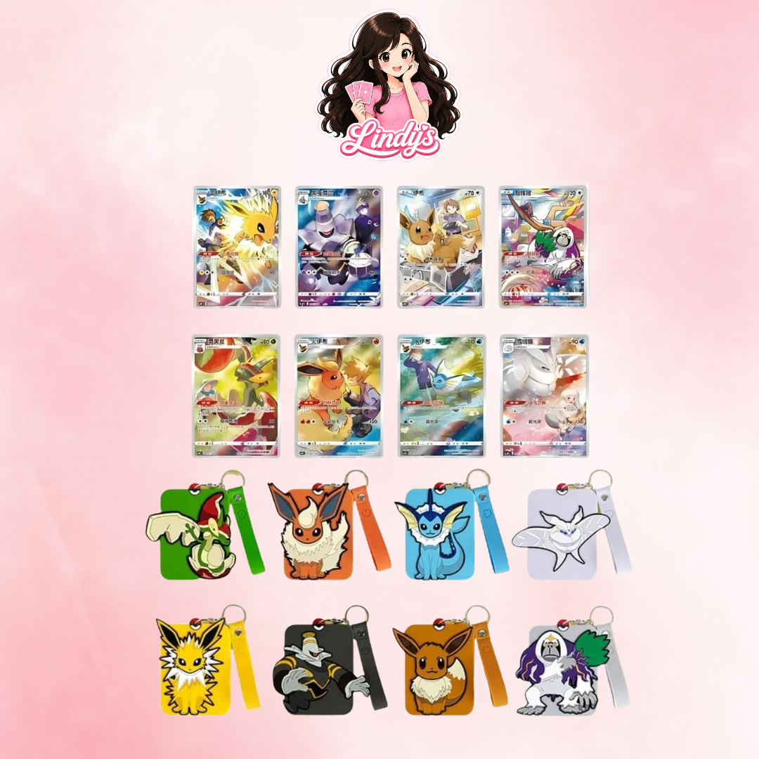 Chinese Pokemon Eevee Keychain Blind Box