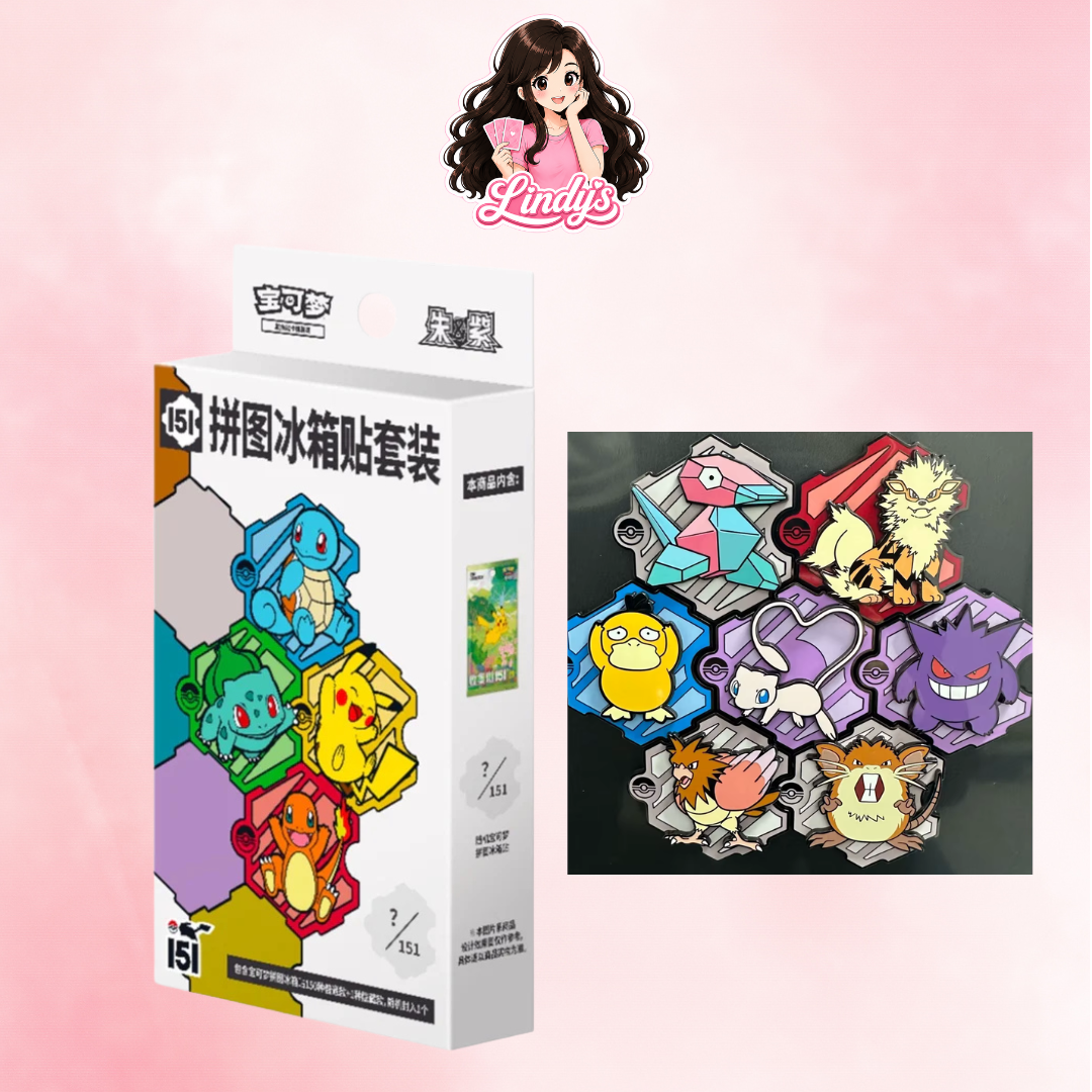 Collect 151 Puzzle Refrigerator Magnet Set (S-Chinese)
