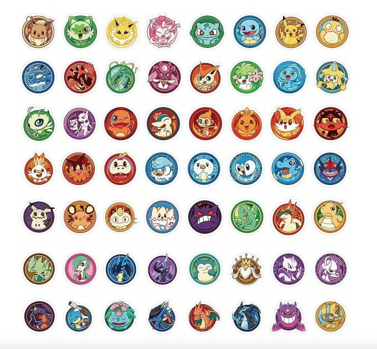 Pokemon Sticker Pack of 100