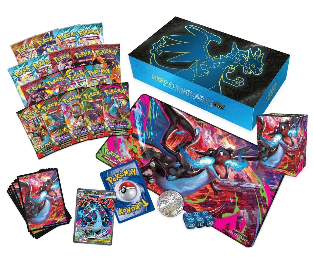 Mega Charizard X Ex Ultra-Premium Collection Pokemon Phantasmal Flames